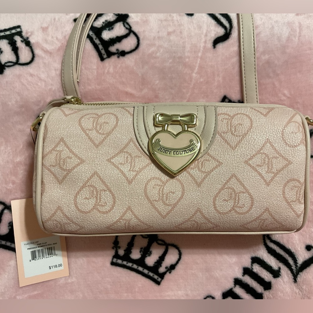 Juicy Couture Precious Moments Pink Clay Barrel Bag